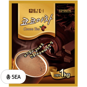 담터 코코아차 분말, 1kg, 1개입, 5개