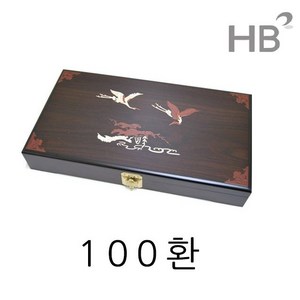 고급학 공진단상자 100환 선물 청병 싸바리 한약 한의원 환케이스, 1개