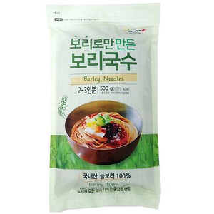 효자원식품 100% 보리로만 만든 보리국수 (500g), 500g, 1개