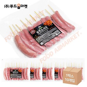 푸드올마켓_ 도나우 링컨소시지 1kg /냉동 한박스 (1kg x 10ea)-아이스박스무료, 10개