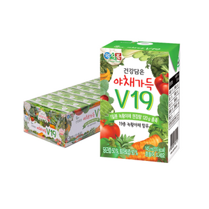 정식품 건강담은 야채가득 V19, 145ml, 24개