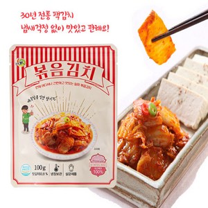 일미볶음김치 지퍼세트, 100g, 8개