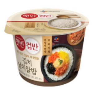 햇반컵반 김치날치알밥, 188g, 4개