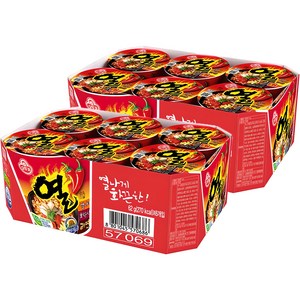 오뚜기 열라면 컵 62g, 12개