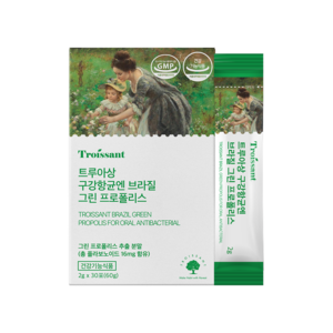 트루아상 구강항균엔 브라질 그린 프로폴리스 2g, 1개, 30회분