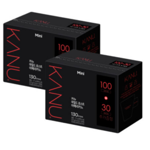 동서 맥심 카누 미니 마일드 로스트 100T+30T X 2개 원두커피, 130개입, 900mg