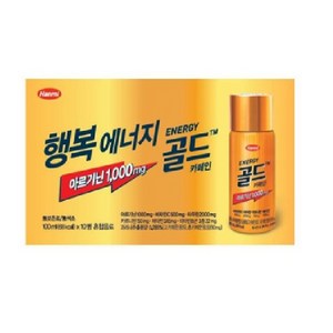 한미약품 행복 에너지 골드 카페인, 10개, 100ml