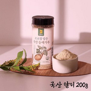 [100% 국산 탈피] 비이츠 고소함 담은 들깨가루, 1개, 200g