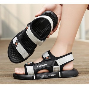 Moden Fashion 남성 벨크로 스포츠 샌들 스트랩 쿠션 슬리퍼