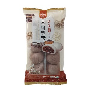 밀원본가 안흥찐빵 흑미쌀찐빵 500g (50g x 10개입) HACCP, 1개