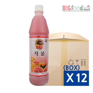 청솔 자몽원액 835ml X 12개 (BOX)