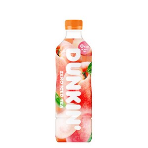 던킨도너츠 제로 아이스티 화이트피치, 24개, 500ml