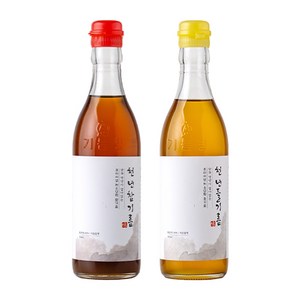 저온압착 천년참기름+천년들기름 오일세트, 천년참기름+천년들기름 세트, 1개, 350ml