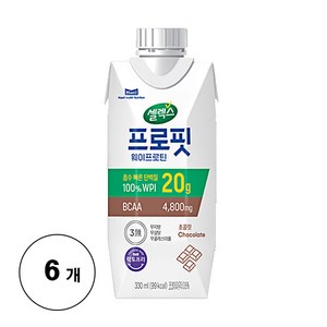 셀렉스 프로핏 초콜릿, 330ml, 6개