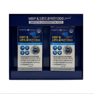 MBP 티엔콘드로이친1350 90정X2개(3개월분)/ 콘드로이친 보스웰리아 유단백가수분해물 우슬, 90정, 2개