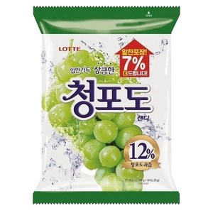 롯데웰푸드 청포도 캔디, 323g, 1개