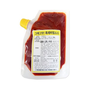 그때그맛그대로 전통 대구납작비빔만두 특제비빔소스, 200g, 1개