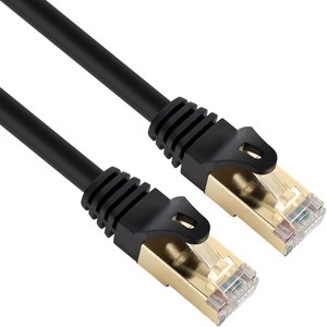 NETmate 강원전자 CAT.8 SSTP 랜 케이블 LAN cable UTP, 0.3m, 1개