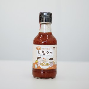 전혀 안매운 어린이 비빔소스 비빔국수 쫄면 비빔만두 초장, 1개, 150ml