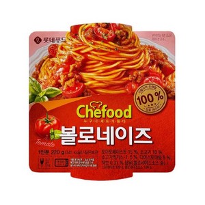 Chefood 볼로네이즈 스파게티 220gx6, 4개, 220g