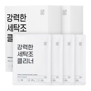 깔끔대장 강력한 세탁조 클리너 4p, 640g, 2개