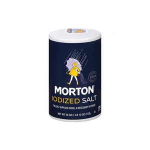 Moton 몰튼 요오드 소금 Salt lodized 737g 2개