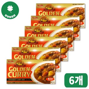 에스앤비골든 카레 순한맛, 220g, 6개