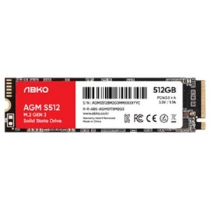 앱코 AGM M.2 NVMe S512 내장형SSD, ABKOAGMS512GM2G3, 512GB