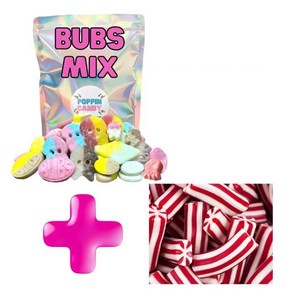 스웨덴 젤리 스웨디시 캔디 BUBS 믹스 MIX 대용량 BUBS 180g+람보 125g, 1개, 305g