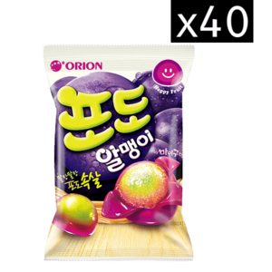 오리온 포도알맹이, 67g, 40개