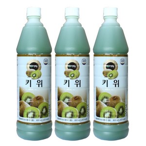 청솔 키위 음료베이스 835ml, 3개