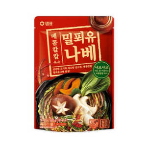 샘표 밀푀유나베 매콤칼칼 육수 500g, 10개