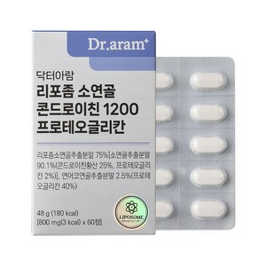 닥터아람 리포좀 소연골 콘드로이친 1200 프로테오글리칸, 1개, 60정