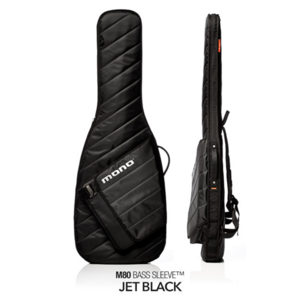 MONO 모노 M80 BASS SLEEVE 베이스 기타 슬리브, 1개, JET BLACK (SEB-BLK)