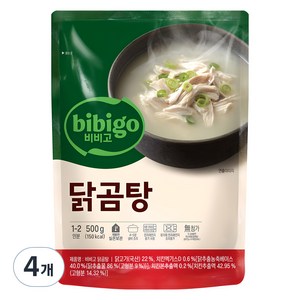 비비고 닭곰탕, 500g, 4개