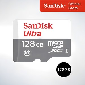 샌디스크 울트라 마이크로SD SDSQUNS-128G, 128GB, 1개