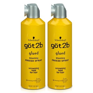 (2팩) 미국 갓투비 글루 블라스팅 프리즈 스프레이 340ml / GOT 2B Glued Blasting Feeze Spay, 340g, 2개