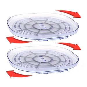 위드웰 회전트레이 까사맘 냉장고 턴테이블 빙글빙글 정리대, 까사맘 냉장고 턴테이블 1+1, 2개