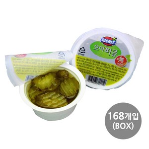 리치스 오이피클 일회용 한박스, 80g, 168개