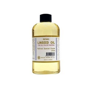 (한국화구) LINSEED OIL 270ml 린시드오일 유화보조, 본상품선택