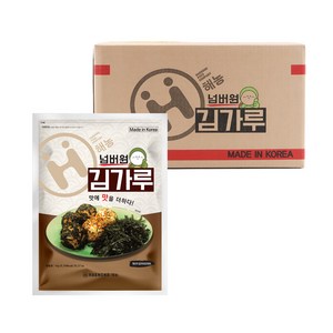 해농 넘버원 김가루 업소용 대용량 조미김가루, 1kg, 4개