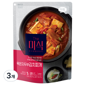 더미식 묵은지두부김치찌개, 3개, 350g