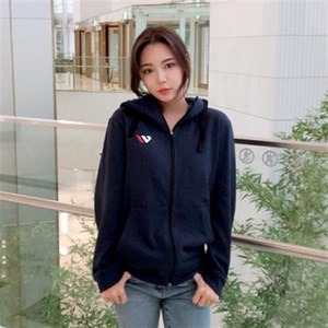 위프와프 아울렛 FJ30130 NAVY 약기모 후드집업 남여공용 (한치수 작게 주문)