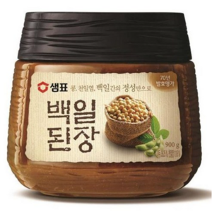 샘표 국산콩 백일된장, 900g, 1개