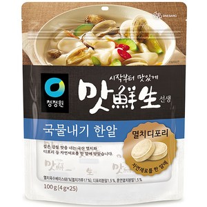 맛선생 멸치디포리 국물내기 한알, 100g, 1개