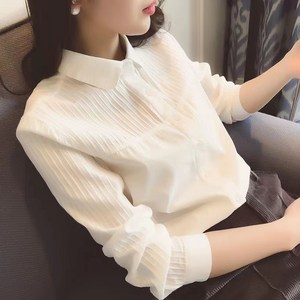 루스리더 여성 봄 데일리 순면 오피스룩 셔츠 E878