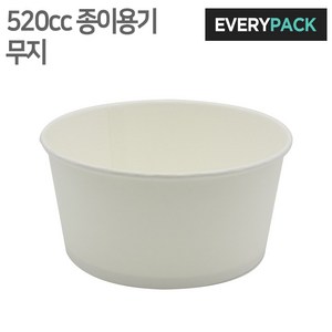 520cc 친환경 종이용기 500개입 1박스, 500개, 1개