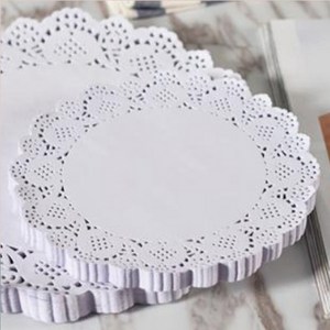 도일리 페이퍼 접시 바닥 깔개 패턴 파티용품 답례품 선물 장식 6사이즈 [Doilies Pape fo Plate Gift Decoation Set 6 Sizes], 11.4cm