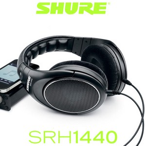 [삼아정품] SHURE SRH1440 모니터링 헤드폰 오픈형 고음질 음악감상 스튜디오 헤드폰_사은품(쿠폰)