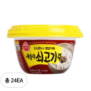 오뚜기 즉석 새송이 쇠고기죽, 285g, 24개